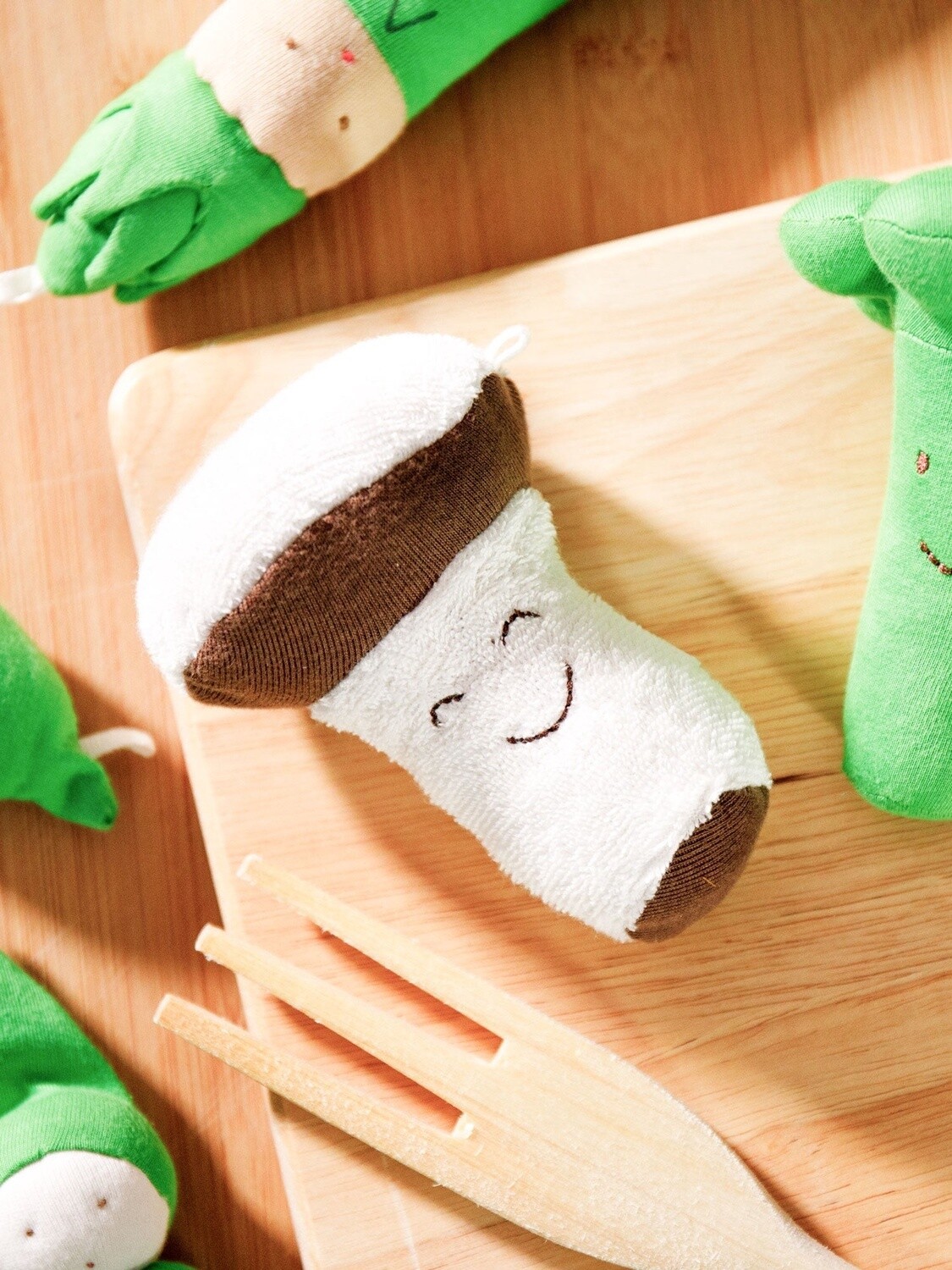 Under The Nile Organic Fruit &amp; Veggie Toy- Mushroom