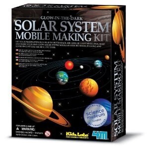 Glow solar system mobile