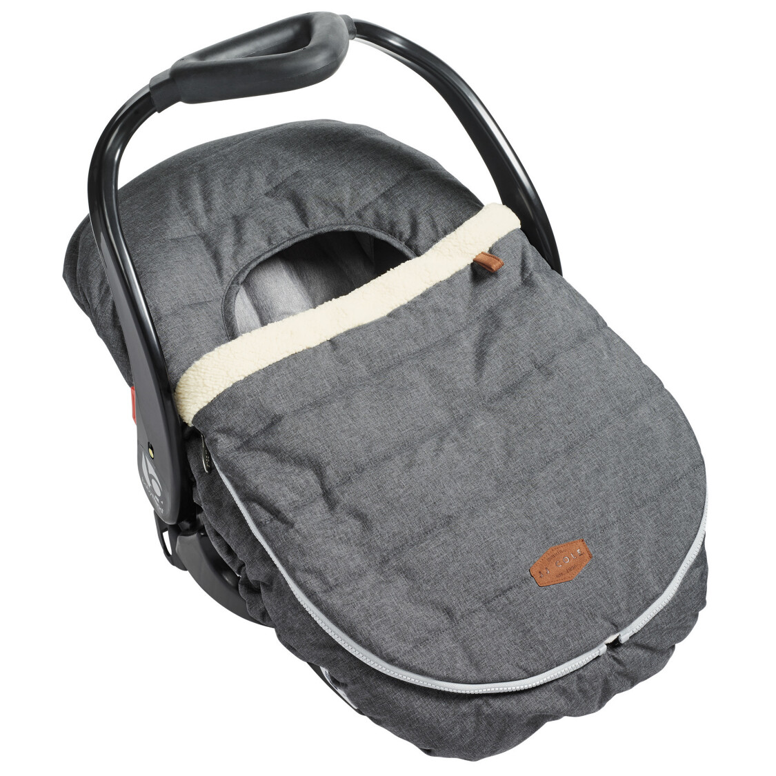 JJ Cole car seat cover- Heather Grey