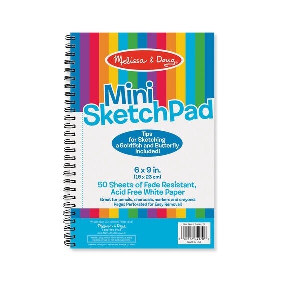 Melissa &amp; Doug mini sketch pad