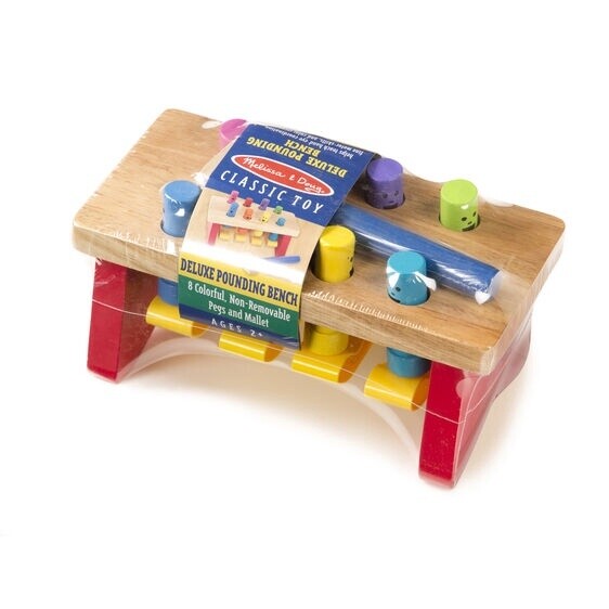 Melissa &amp; Doug deluxe pounding bench