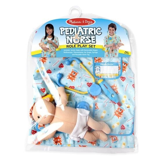 Melissa &amp; Doug role play costume set: pediatric nurse