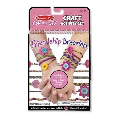 Melissa & Doug on the go craft book- friendshp bracelets