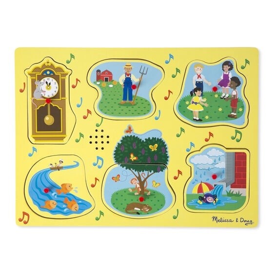 Melissa &amp; Doug sing along puzzle- nursery rhyme 1