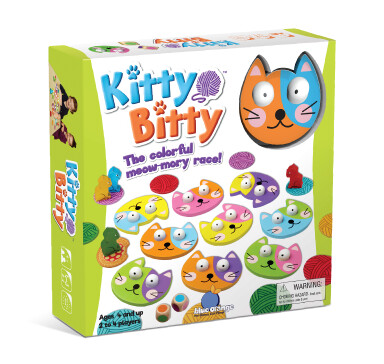 Blue Orange Kitty Bitty