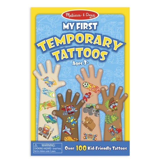 Melissa &amp; Doug temporary tattoos- blue