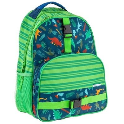 Stephen Joseph Print Backpack- Green Dino