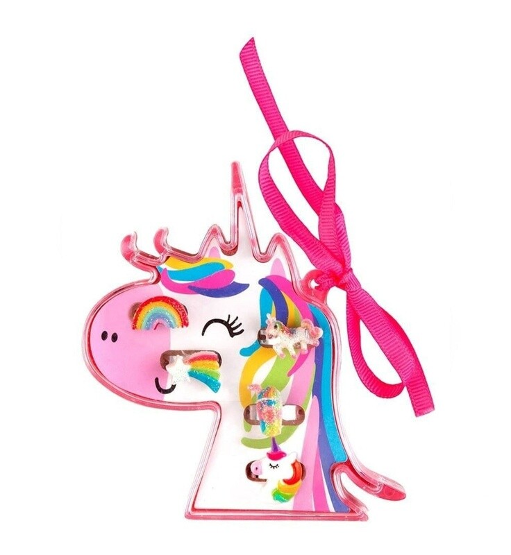 Great Pretenders 5pc Unicorn Ring Set