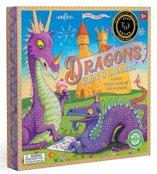 eeBoo Dragon Slips &amp; Ladders