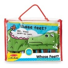 Melissa &amp; Doug whose feet cloth book