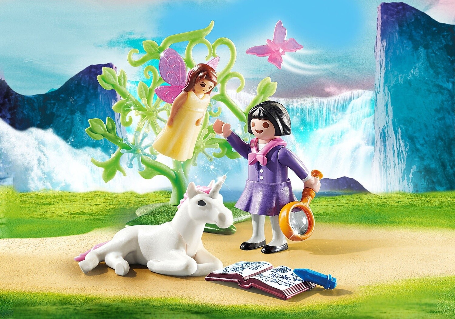 Playmobil Fairy Researcher with Baby Unicorn