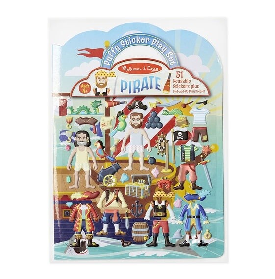 Melissa &amp; Doug puffy sticker playset- pirate