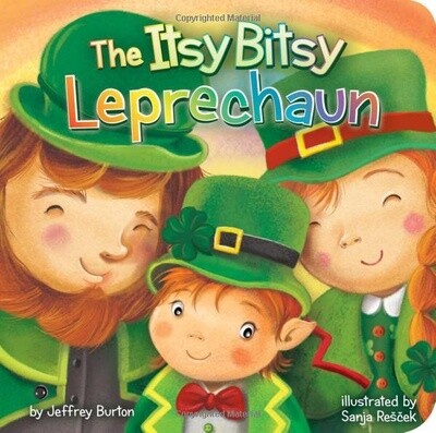 Itsy Bitsy Leprechaun (Board Book)- Jeffrey Burton