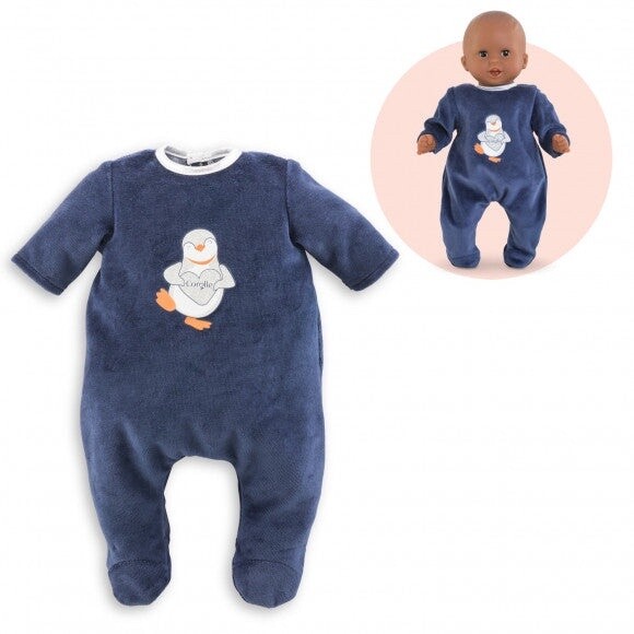 Corolle Mon Premier Outfit- Navy Penguin Pajama 12&quot;