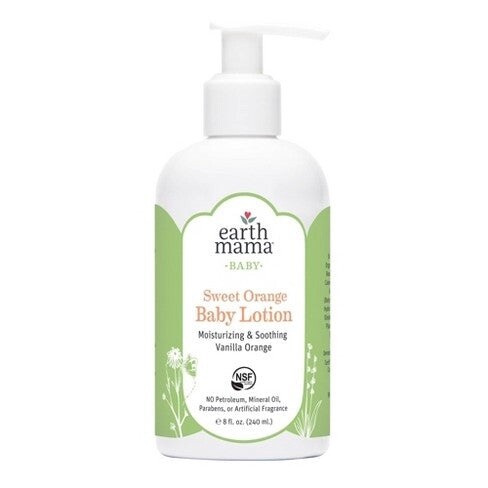 Earth Mama sweet orange lotion- 8oz
