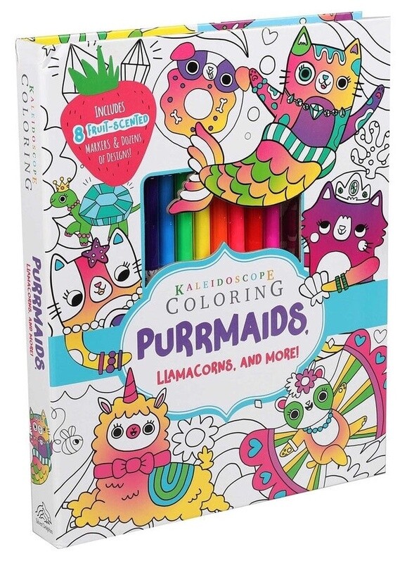 Kaleidoscope Coloring- Purmaid, Llamacorn and More!