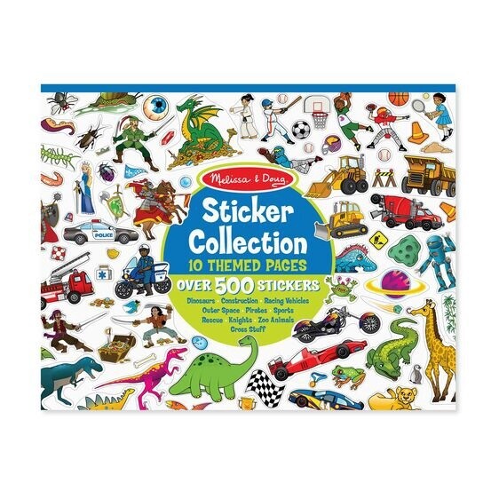 Melissa &amp; Doug sticker collection- blue