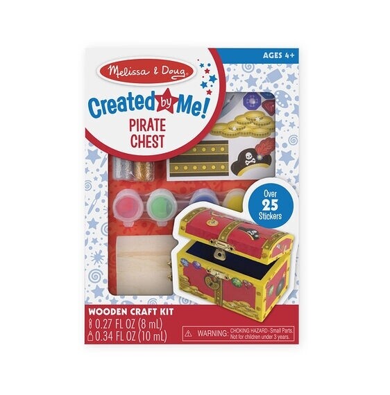 Melissa &amp; Doug decorate your own pirate chest