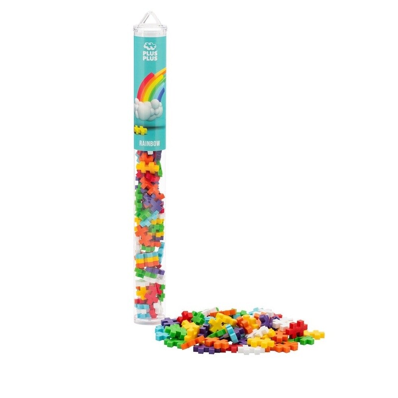 Plus-Plus Tube- rainbow mix