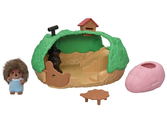 Calico Critter hedgehog hideout