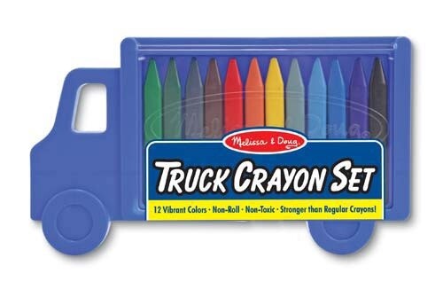Melissa &amp; Doug truck crayon set
