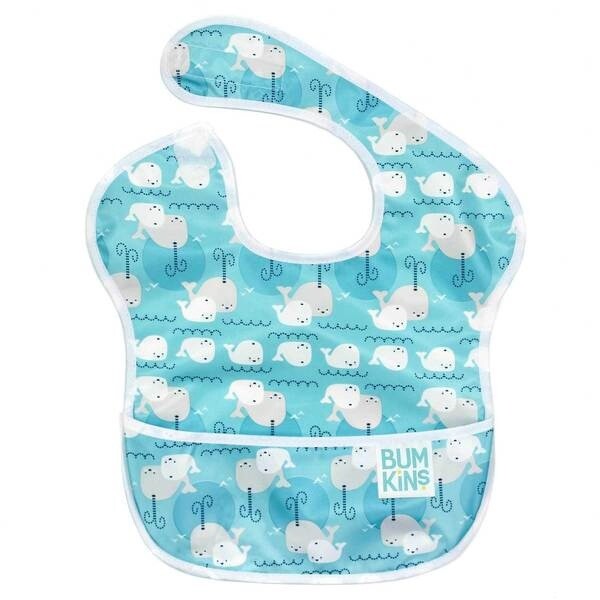 Bumkins superbib- whales away