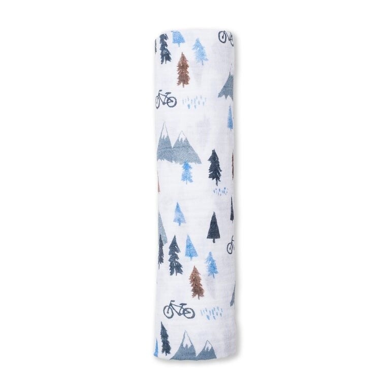 Mary Meyer Lulujo Cotton Swaddle Blanket- Mountain Top