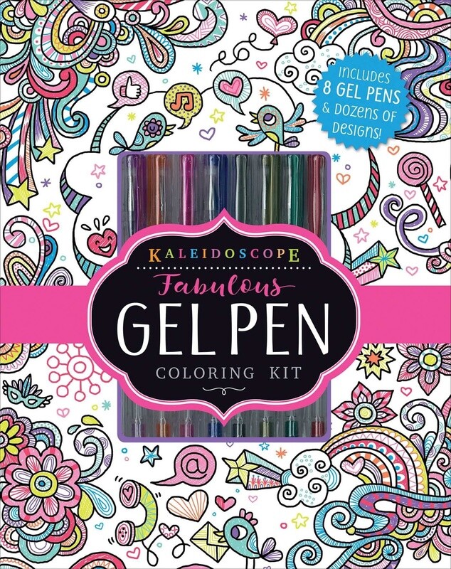 Kaleidoscope-  Fabulous Gel Pen Coloring Kit