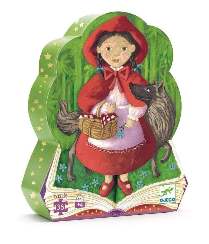 Djeco 36-piece shaped box puzzle- Red Riding Hood