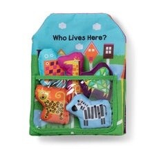 Melissa &amp; Doug who lives here? cloth book