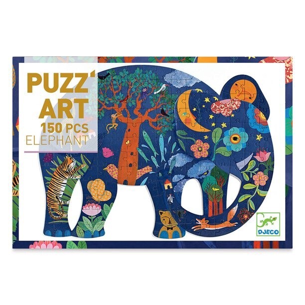Djeco Elephant Puzz&#39; Art Puzzle- 150-piece