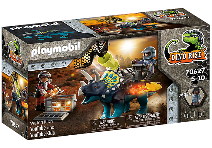 Playmobil Dino Rise Triceratops: Battle for the Legendary Stones