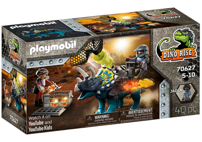 Playmobil Dino Rise Triceratops: Battle for the Legendary Stones