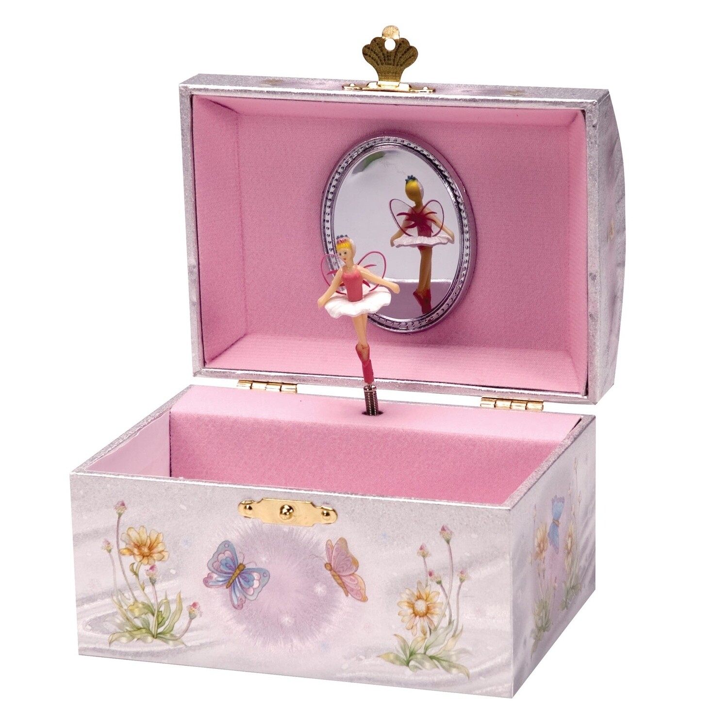 Iridescent fairy jewelry box