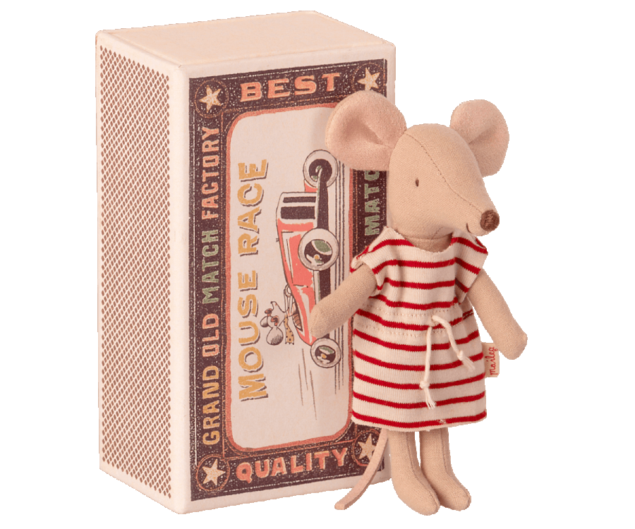 Maileg Big Sister Mouse, in matchbox