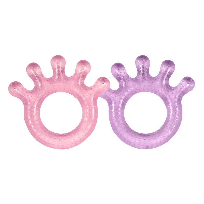 Green Sprouts 2 Pack Cooling Teethers- pink/lavender