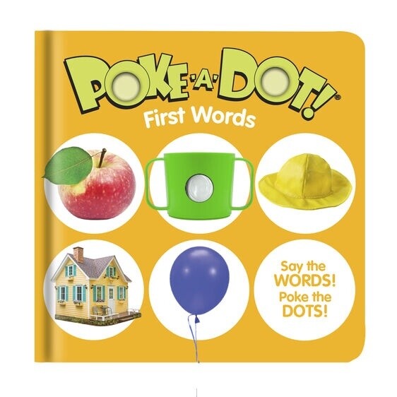 Melissa &amp; Doug little poke-a-dot book: first words