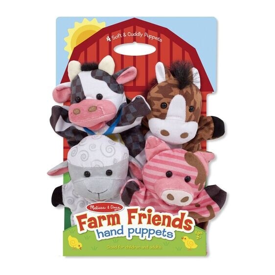 Melissa &amp; Doug farm friends hand puppets