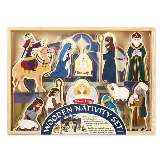 Melissa &amp; Doug wooden nativity set
