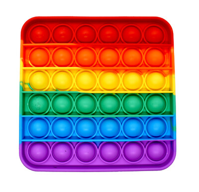 POP Fidget Rainbow Square