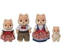 Calico Critter Caramel Dog Family