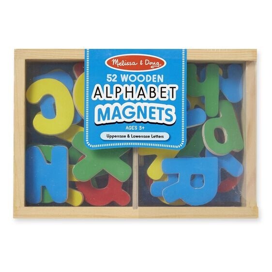 Melissa &amp; Doug Magnetic Wooden Alphabet