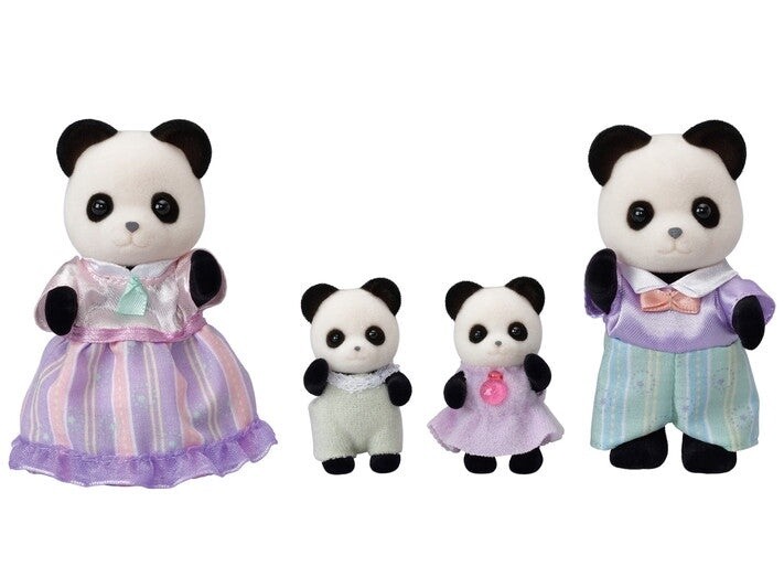 Calico Critter Pookie Panda Family