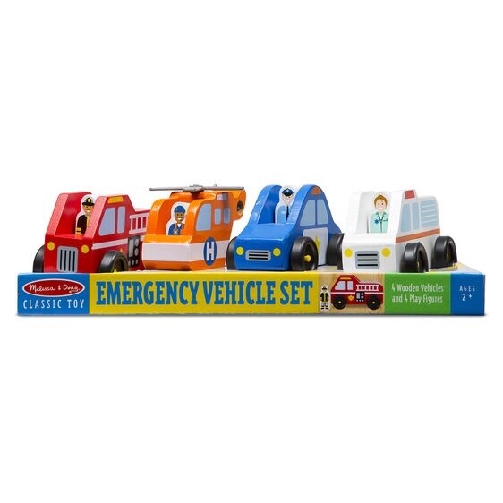 Melissa &amp; Doug Emergency Vehicle set