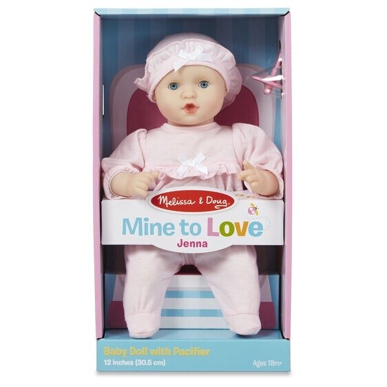 Melissa &amp; Doug 12&quot; mine to love doll- Jenna