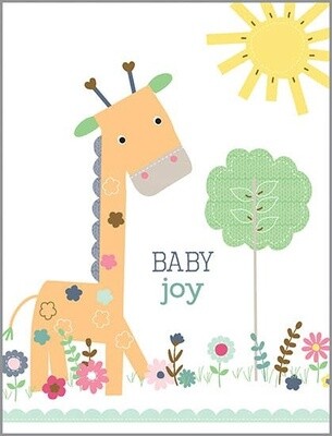 GINA B DESIGNS - With Scripture Birthday Greeting Card - Sweet Giraffe