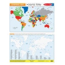 Melissa & Doug Learning Mat: world map