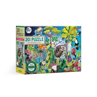 eeBoo 20pc Puzzle- Rainforest