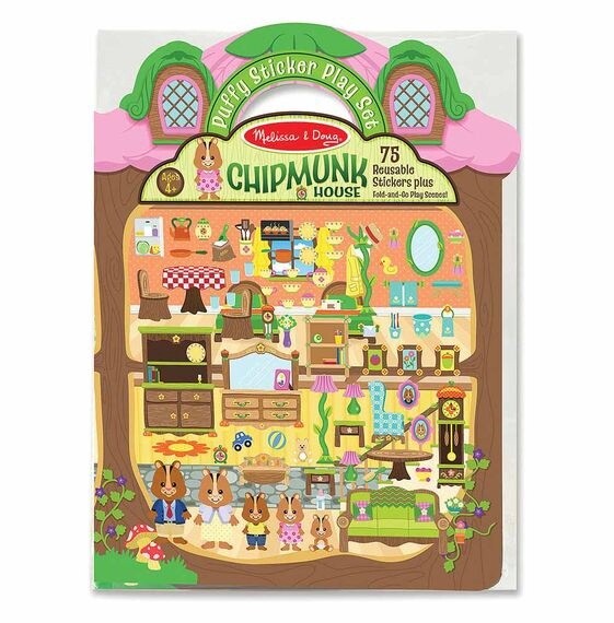 Melissa &amp; Doug puffy sticker playset- chipmunk