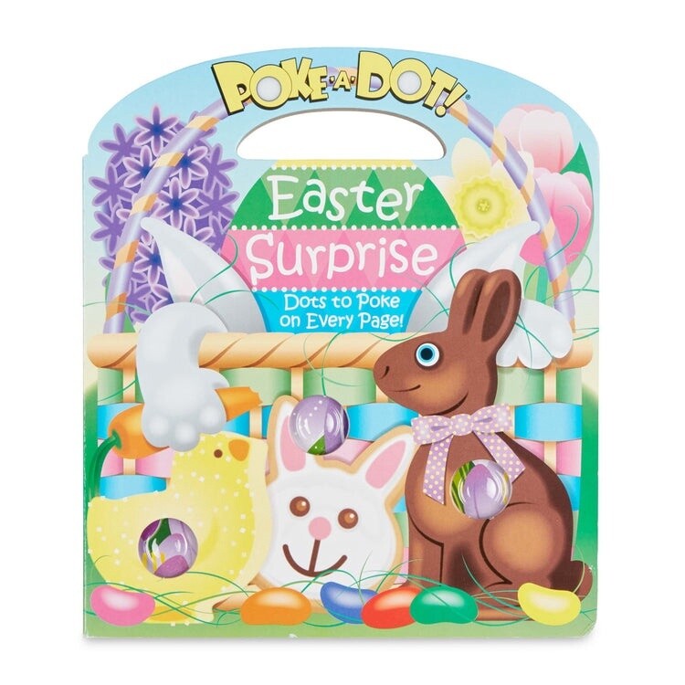 Melissa &amp; Doug Poke-a-dot take-along book- Easter Suprise